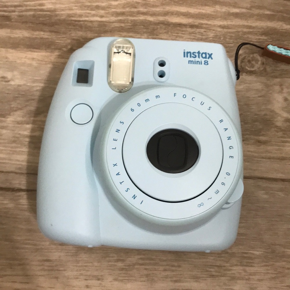 Blue Instax Mini 8 with 2 packs of Film